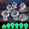 Halloween Doll Ghost Glow-in-light Gardening Small OrnamentA Small Accessory for Car Center Console Decoration