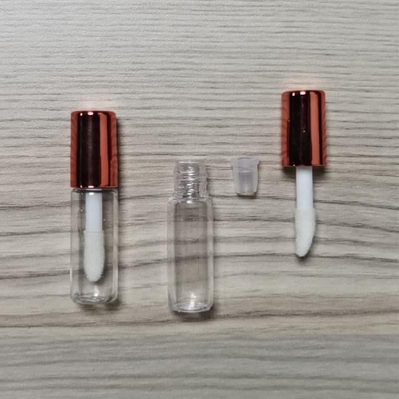 New 1.5ml Round Mini Lip Glaze Tube - Empty Makeup Packaging