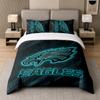 3Pcs Bedding SetPhiladelphia Eagles Soft Bed Sheet and Two Pillowcases Home Bedroom Decor