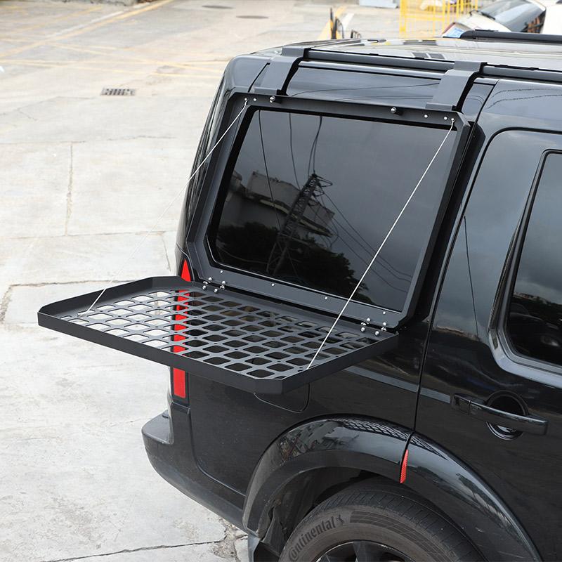 Для Land Rover Discovery 4 LR4 2010-1016 Автомобильная задняя оконная стеклянная броня Полка Стеллажи Складная рама Автомобильные аксессуары для экстерьера