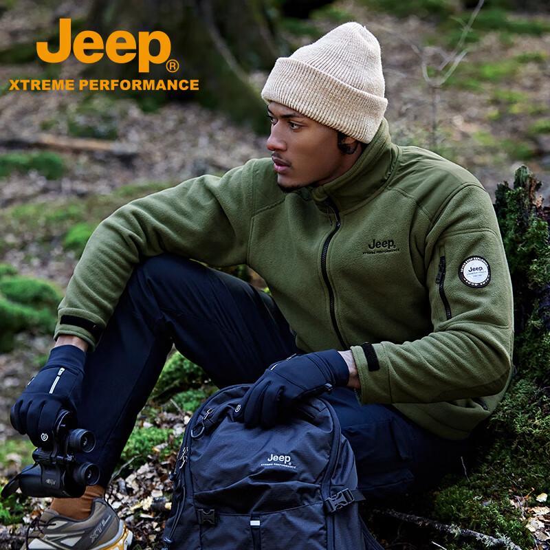 Jeep Мужская высококачественная флисовая куртка для активного отдыха