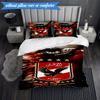 3PCS Al Ahly FC Printed Soft Bedding Set,Including 1pc Duvet Cover And 2pcs Pillowcases Perfect for Bedroom, Dormitory, Fan gift