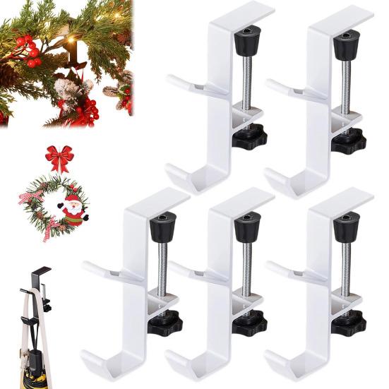 4 шт. рождественских вешалок для чулок, держатели для каминной полки, прочные, выдерживающие нагрузку, регулируемые по конструкции, держатели для чулок для каминной полки