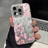 Розовый чехол для телефона с цветочным узором вишни для iPhone 17 16 15 14 13 12 11 Pro Max XS X XR 7 8 Plus 16E 17 Air Ударопрочный бампер