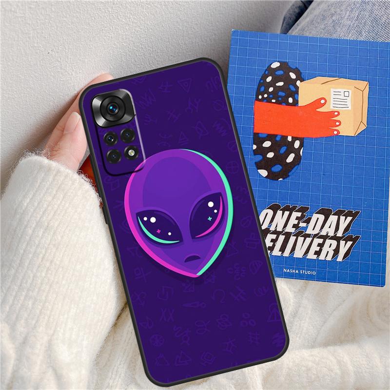Эстетичный Мультяшный Инопланетянин Космос Чехол Для Xiaomi Redmi Note 14 Pro 13 9 10 11 12 9S 10S 11S 12S Redmi 13C 10C 12C 14C