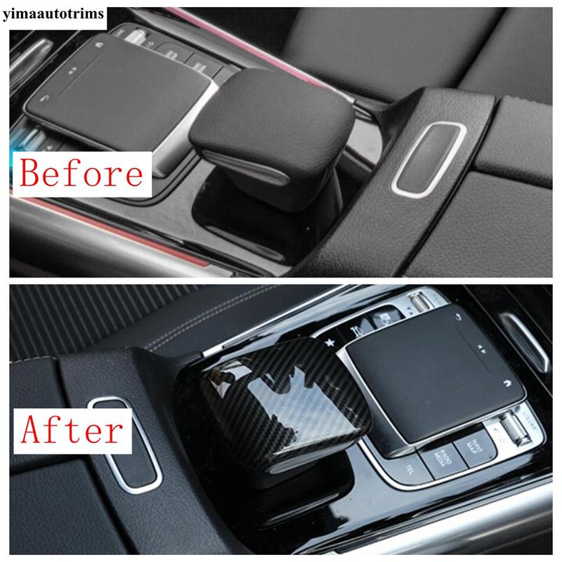 ABS Car Gear Shift Knob Head Handle Cover Trim Accessories Interior For Mercedes-Benz B GLB GLA Class W247 X247 H247 - 2024