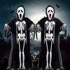 Props Cosplay Accessories White Skeleton Gloves Women Men Gloves Ghost Bone Mittens Halloween Party