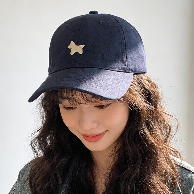 Baseball cap Women's wide brim shows the face Small versatile sun hat Japanese high-quality casual cap