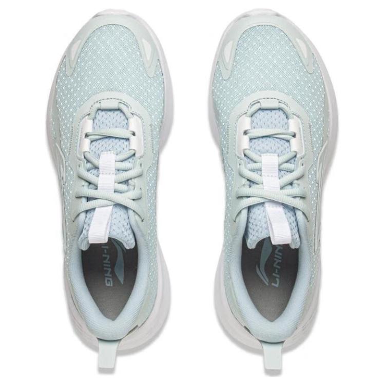 Li Ning Light Cloud Нескользящие Износостойкие Низкие Повседневные Беговые Кроссовки Женские Синие ARSU128-3