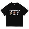 I'm Fully Bricked Up Meme Funny T Shirts Women Clothing Fashion Hip Hop Short Sleeves T Shirts Cotton Casual T Shirt Streetwear