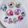 New Hot KPOP Demon Hunter Girl Group Acrylic Hair Ties, Hairpins, Cute Cartoon Combs, and Other Accessories for Little Girls