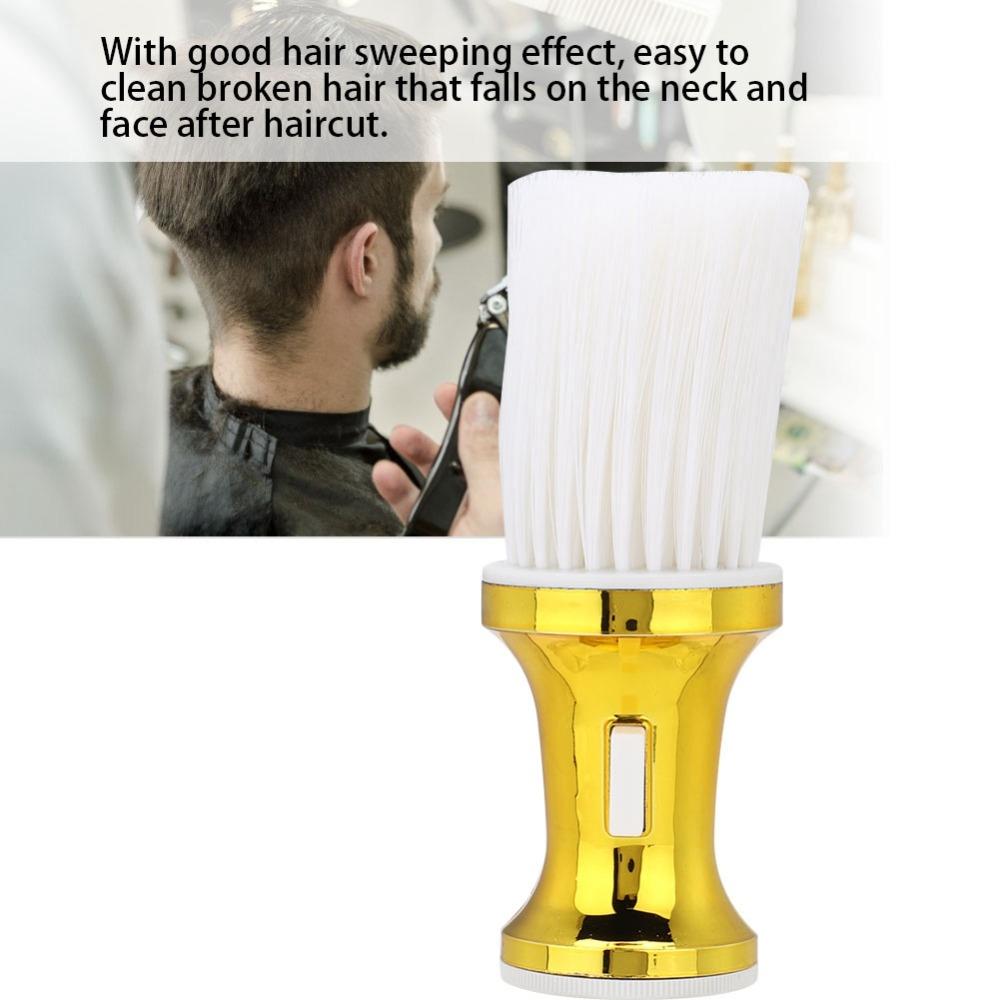 Ergonomic Handle Hair Sweeping Brush Gold Hair Styling Tool Hairdressing Brush Hair Care