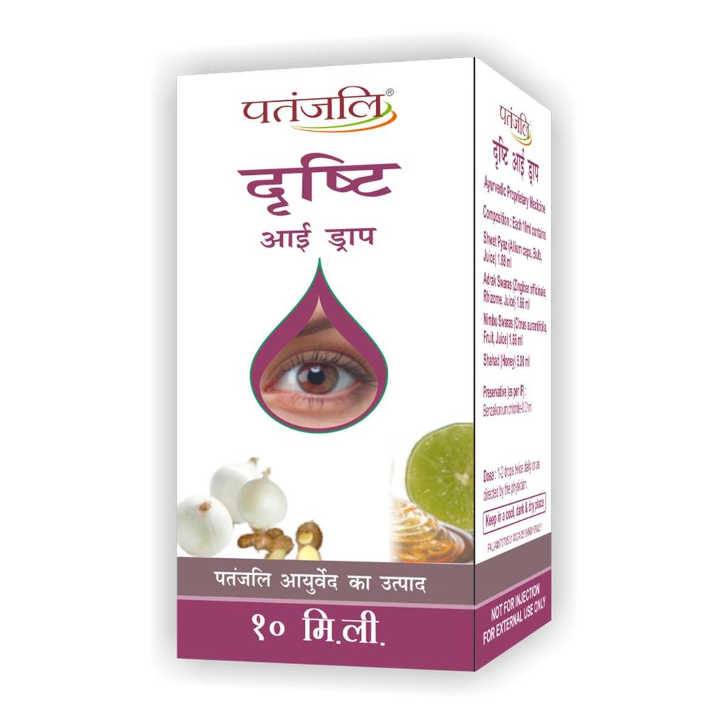 Patanjali Глазные капли Дришти, (10 мл) Глазные капли Дришти