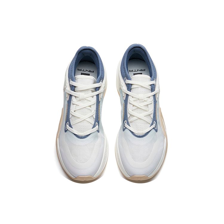 Anta Модные универсальные низкие кроссовки мужские кроссовки белые серые синие 112228081-4