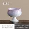 Handmade Flambe Glaze Teacup Porcelain Tea Cup Crystal Glaze Ceramic Personal Master Cup for Tea Ceremony Gift