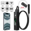 Industrial Wifi Endoscope Camera for IPhone Android Phones PC 8MM Mini Lens Waterproof 5.0MP USB Car Inspection Borescope 1200P