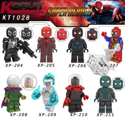 Kt1028 Человек-Паук Строительные Блоки Сборка Модульной Минифигурки Игрушки Развивающие Игрушки Для Детей Мальчиков