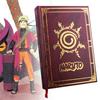 Smooth Writing Notebook Exquisite Hardcover Naruto Anime Pattern A5 Student Diary Book for Student