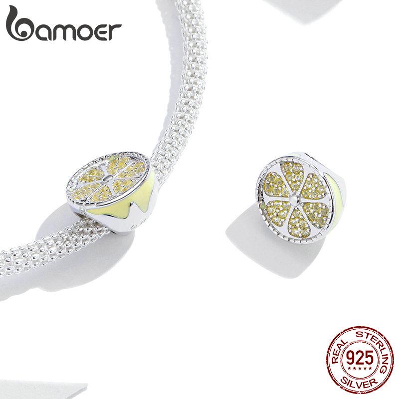 BAMOER Стерлингового Серебра 925 пробы Неторопливая летняя серия Подвеска-бусина для оригинального браслета