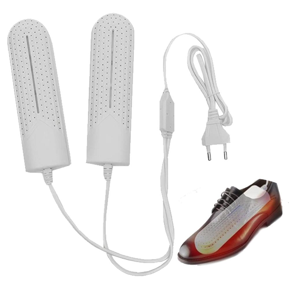 Quick-Dry Electric Shoe Dryer Warm Boots Clean Shoes UV Sanitizing & Moisture Eliminator