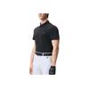 Новая коллекция FILA Golf Athletics SS25 Мужское поло черного цвета A11M525124F-BK