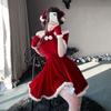 Christmas Dress Ladies Show Cos Dress Halloween Pure Desire Dress Stage Female Live Streaming Host Show Costume