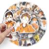 52 Haikyuu Waterproof Cartoon Stickers for Suitcase, Scooter, and Car Decor