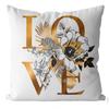 Golden Ginkgo Leaf Peach Skin Velvet Pillow Cover Leaf Print Home Pillow Cover Living Room Cushion Cover