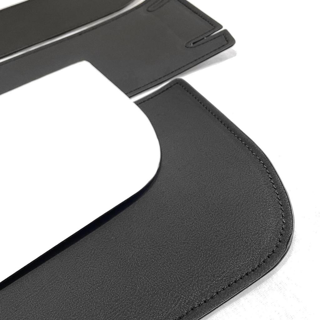 CGP Front and Rear 4-Door Kick Guard Panels, Black PU Leather, for NBOX JF5/JF6 (HN12-H7304A)