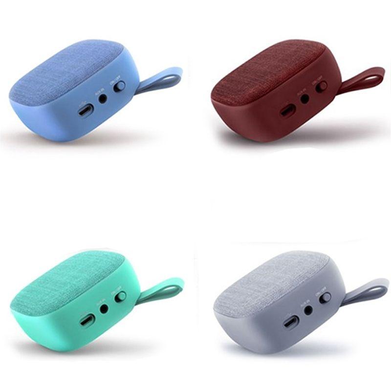 Fashion Fibre Tech Wireless Mini Bluetooth Canvas Speaker Green