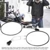 2Pcs Motorcycle Modified Round Rearview Mirror Chrome Rear View Side Mirrors