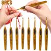 Plastic Sewing Needles Handmade Yarn Crochet Knitting Needles Crochet Hooks Weave Tools
