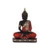 Статуя сидящего Будды из полирезины, экспонат для домашнего декора, украшения, подарка, подарочных товаров 1 фото (ЧЕРНЫЙ розовый), религиозный