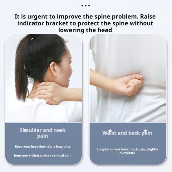 Wooden Computer Elevated Rack Monitor Stand Riser with Storage Compartment Easy Installation Office Desk Storage Organizer Laptop Holder