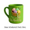 Ceramic Sarcastic Ceramic Cup 11oz Capacity Tea Cup Durable Knitting Mug  Office Decor