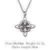 Подарки для женщин Женское длинное ожерелье Кельтская гексаграмма 45 см или 70 см длинное цепочное ожерелье Дешевые милые вещи Подвески и ожерелья