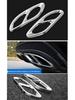 Совместимая декоративная накладка на выхлопную трубу для Mercedes A, C, E-Class, GLC - Декоративная модификация с четырьмя выходами.