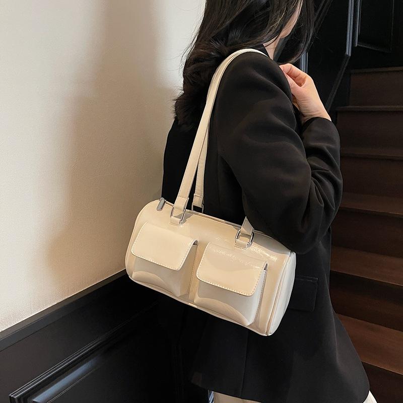 Stylish Niche Retro Portable Multi-pocket Small Bag Lady Feeling Literary and Elegant Commuter Messenger Bag