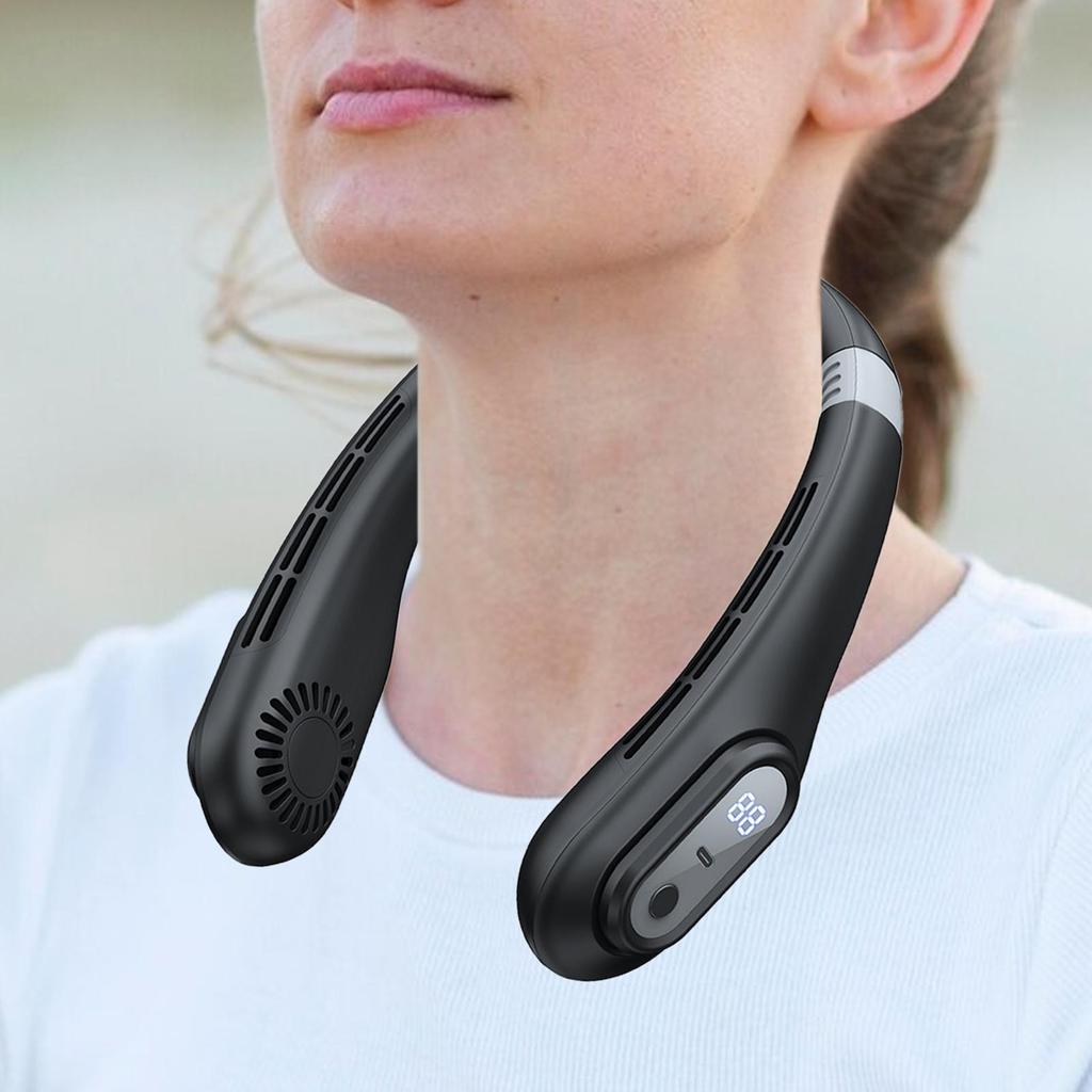 Hangings Leafless Quiet портативный персональный вентилятор вентилятор охлаждения шеи вентилятор воздушного охлаждения для походов домашнего офиса в помещении на открытом воздухе кемпинга