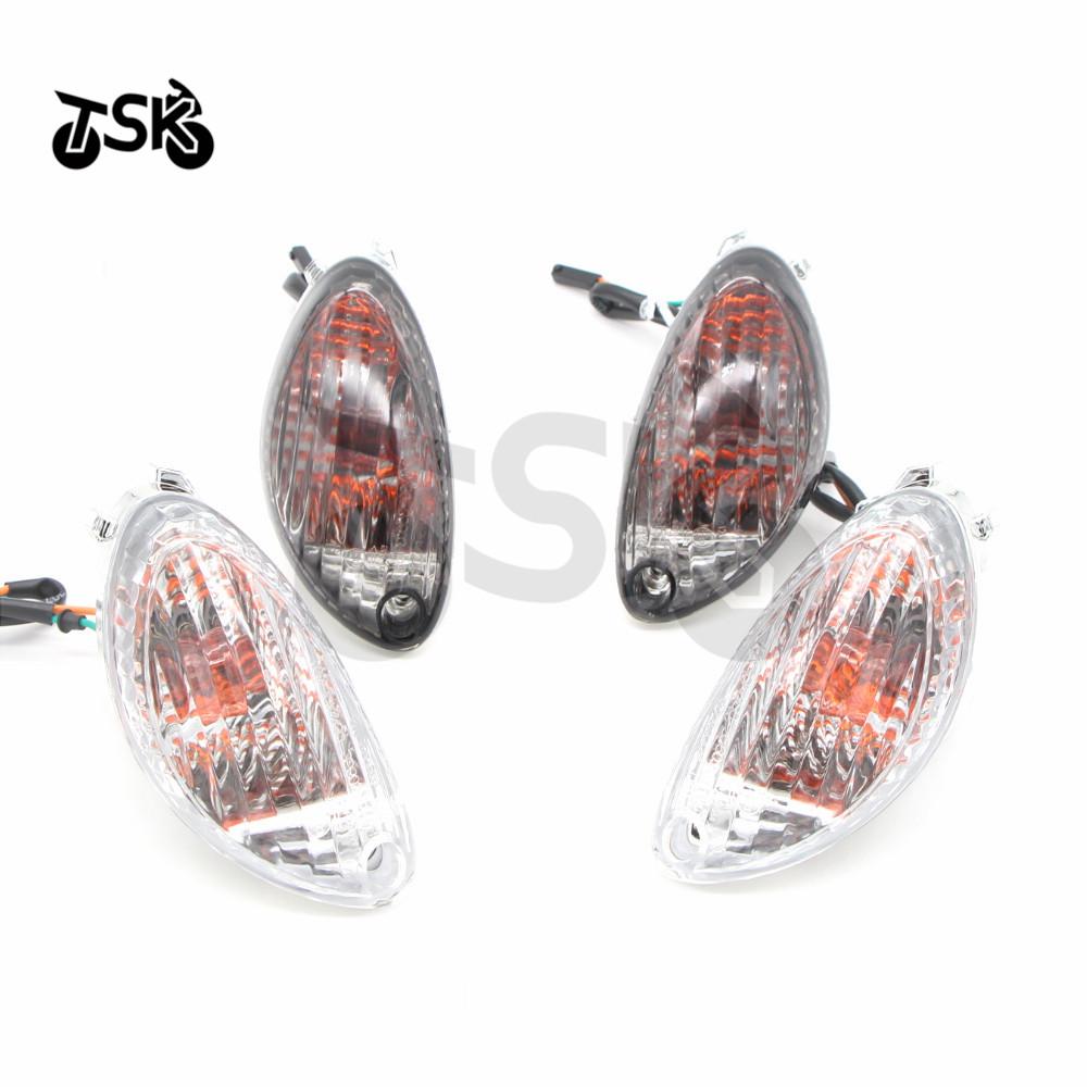 1 пара мотоциклетных задних указателей поворота, световые индикаторы, мигалки, дымчатый или прозрачный рассеиватель Для Suzuki Hayabusa GSX-1300R 2008-2020
