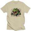 T-rex Dinosaur Graphic Tee for Unisex Pure Cotton Breathable Short Sleeve Round Neck Fashion T-Shirt