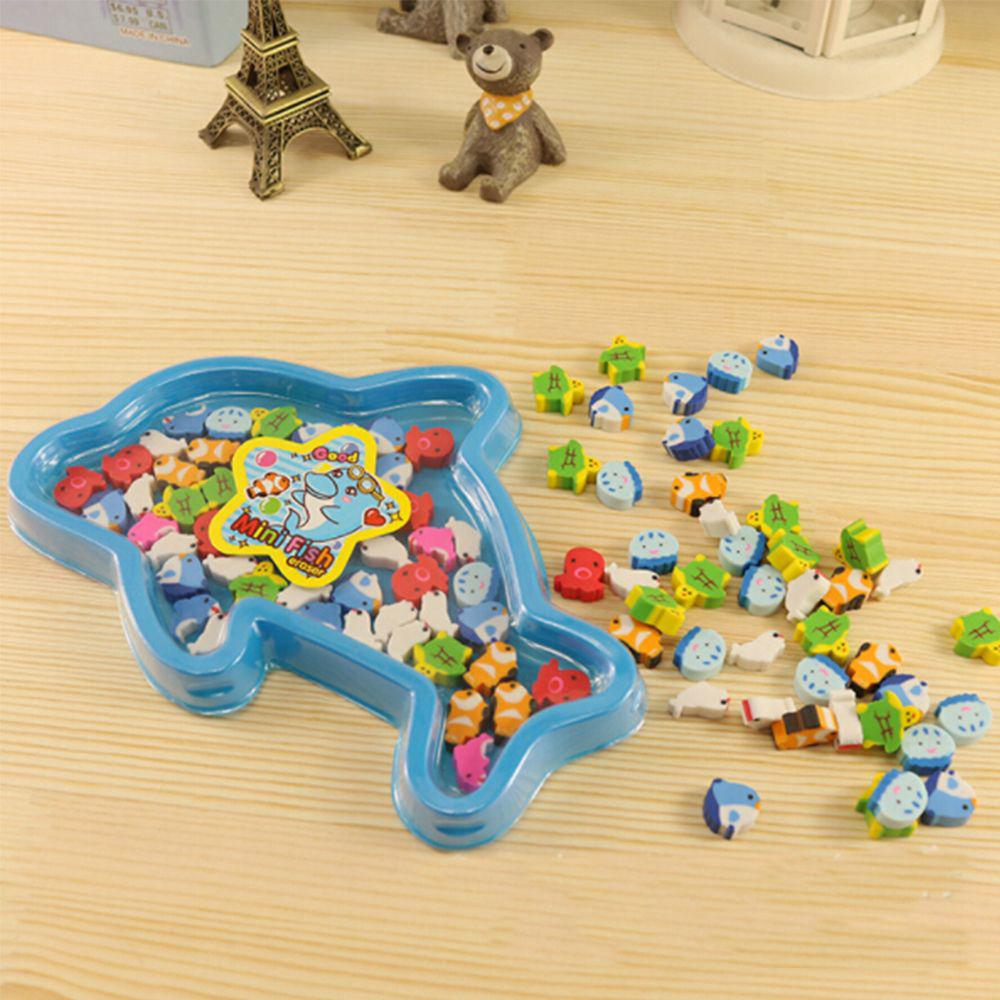 Diy Stationery Gift Student Supplies Christmas Style Rubber Animal Cartoon Shape Pencil Eraser