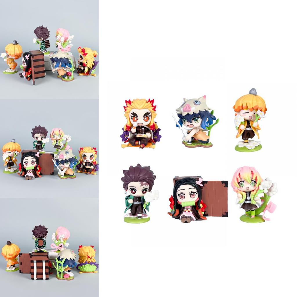 Demon Slayer Kimetsu No Yaiba Pvc Action Figures For Anime Enthusiasts And Decor
