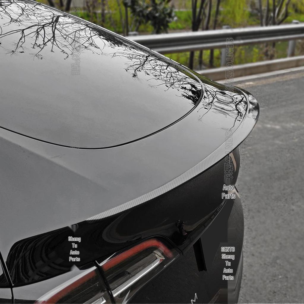 Заднее крыло Tesla Model 3/Y High Performance P Edition спойлер типа "утиный хвост"