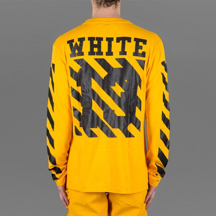 Желтая футболка OFF WHITE Унисекс AU2001-03-04