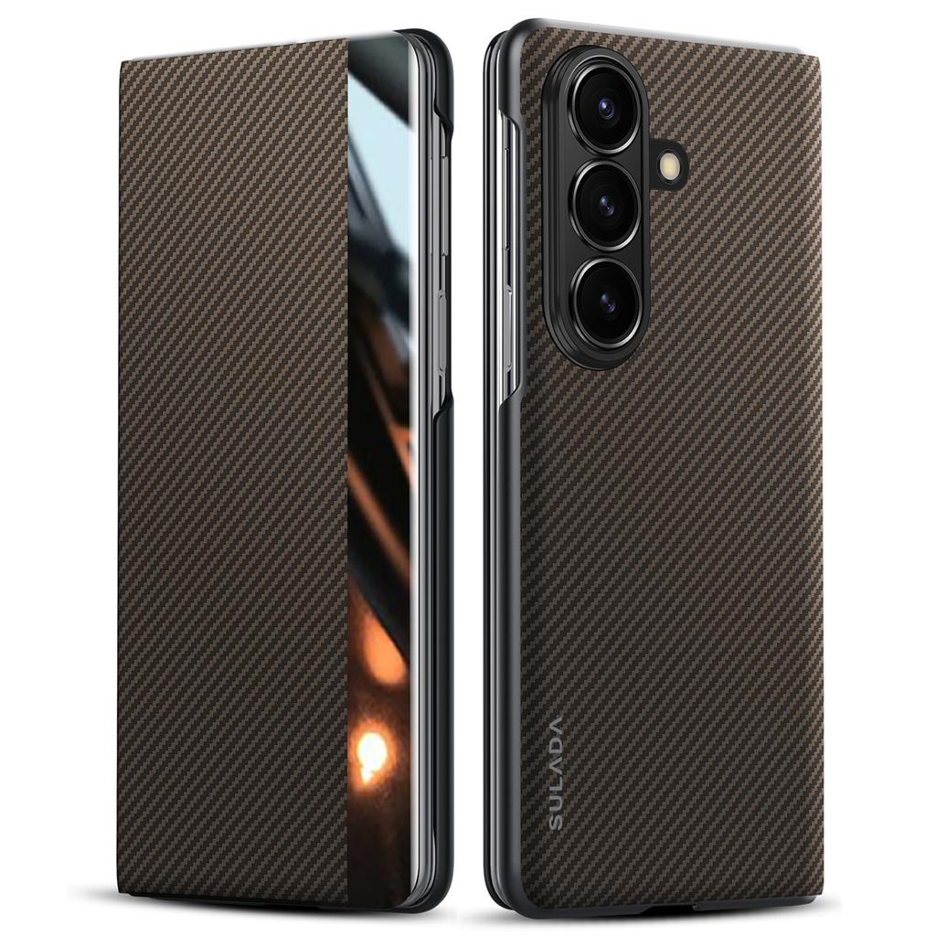 SULADA For Samsung Galaxy Z Fold7 5G Case View Window Leather Phone Cover with Auto Wake/Sleep