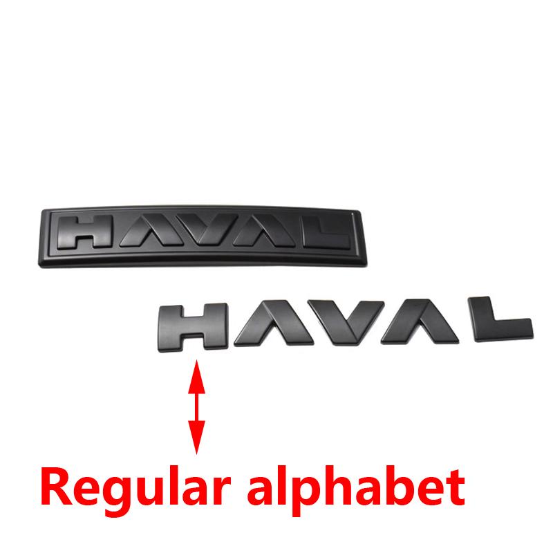 Для Haval H6 GT логотип Автомобильная передняя решетка Черные логотипы Эмблемы для GWM Great Wall Поколение Haval H6 GT