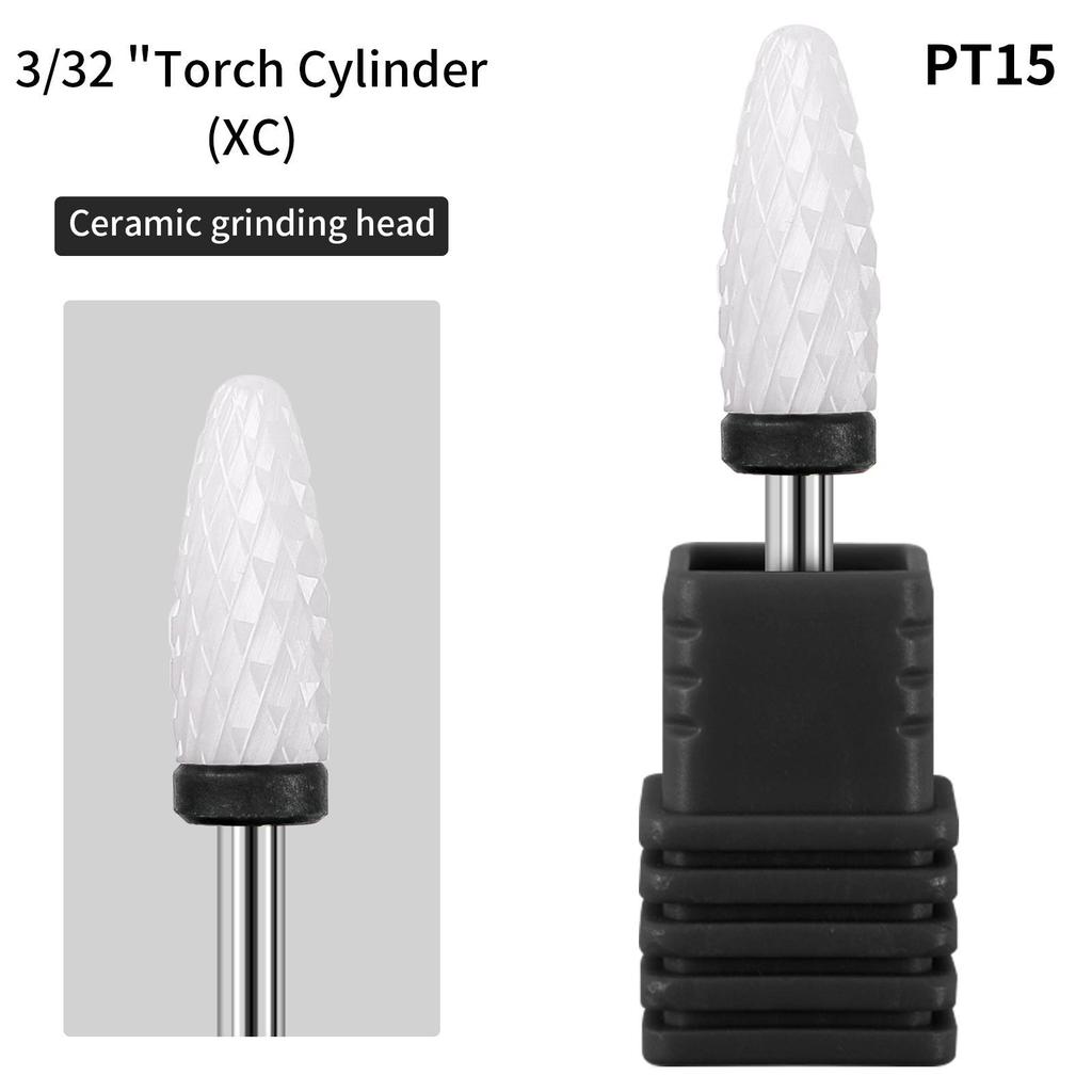 Ceramic Nail Grinding Head - Cuticle Remover & Polisher for Nail Art Tools