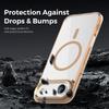 KEYSION Противоударный прозрачный чехол для MagSafe для iPhone 17 17 Air Мягкий ТПУ+ПК Магнитная беспроводная зарядка Телефон HD Прозрачная крышка