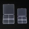 Квадратный контейнер для ювелирных бусин, пластиковый кейс для мелких предметов, аксессуары для рыболовных инструментов, упаковочные коробки